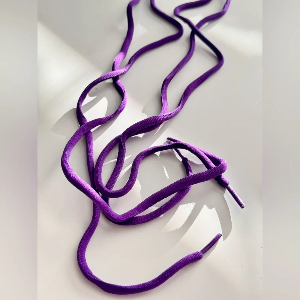 Purple Oval-Style Athletic Sneaker Shoelaces 44” NEW